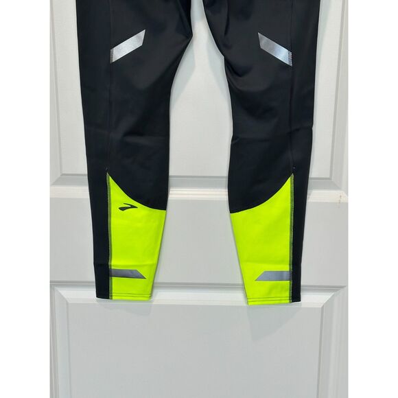 NWT Brooks Run Visible Tight Leggings Gray Reflective Size Large - Picture 2 of 11